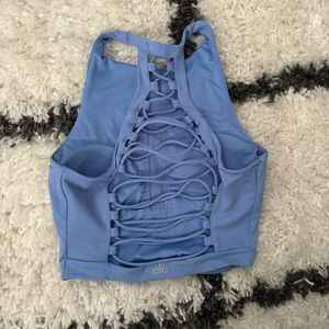 Alo Yoga - In Movement Bra - Sky Blue
